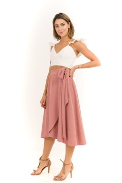 Cropped Tulipa Branco - loja online