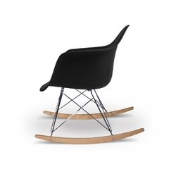 Sillón Mecedor Eames Negro - comprar online