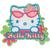 PARCHE BORDADO PARA LA ROPA HELLO KITTY BEACH BREAK