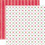 Papel bi-faz Holly Berry Small Dot 30,5 x 30,5 cm de 180 gr