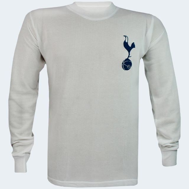 Camisa Tottenham Hotspur Retrô 1967 manga longa branca + Brinde Exclusivo