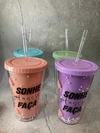 VASO DOBLE CAPA PASTEL CON CONFETTI