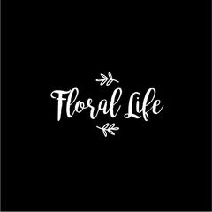Logo Floral Life - Kits Imprimibles Munki