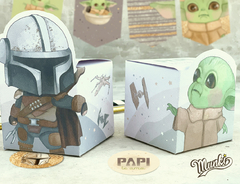 kit imprimible baby yoda poara el día del padre desayuno picada para papá