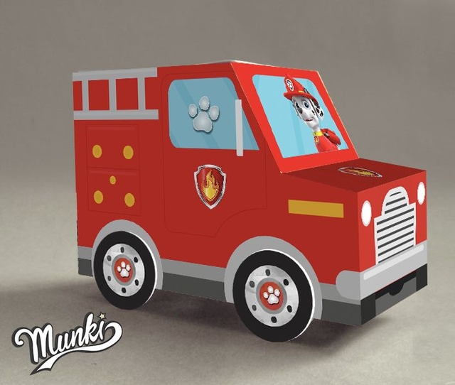 Carro de deals bomberos paw patrol