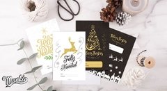 Kit Imprimible Navidad Dorado - tienda online