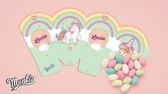 Kit Imprimible Unicornios PERSONALIZADO - tienda online