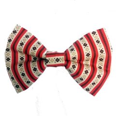 Gravata Borboleta Asteca Vermelho 3