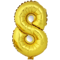 Globos Números Gigante Dorado - comprar online