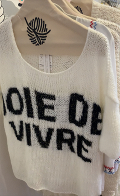 Sweater Letras - Florencia Llompart