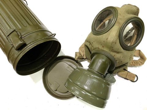 Mascara De Gas Española Segunda Guerra Original Sin Uso