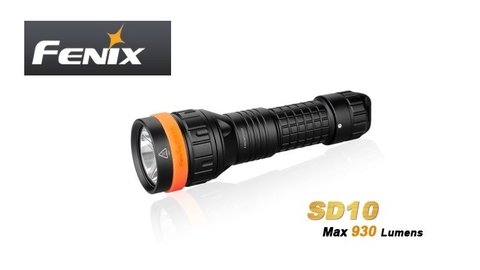 FENIX Linterna de Buceo SD-10 de 930 Lumens