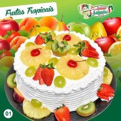 Torta Frutas Tropicais