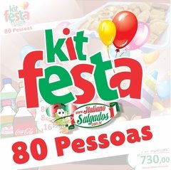 Kit Festa 80 Pessoas - Torta de 8kg (Quadrada) - comprar online