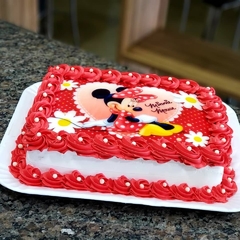 Feminino - Torta com Papel de Arroz - Tema da sua festa