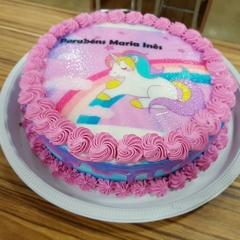 Feminino - Torta com Papel de Arroz - Tema da sua festa - loja online