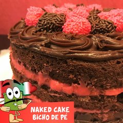 Naked cake Bicho de Pé | Tortas e Bolos - Italiano Salgados Goiânia