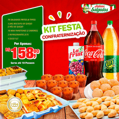 Kit Festa CONFRATERNIZAÇÃO (10 Pessoas) - comprar online