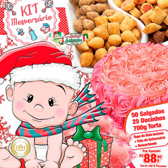 Kit Mesversário - Tema de Natal - Mini Torta 700g - comprar online