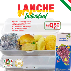 Lanche Individual c/ Quitandas e Suco 200 ml - Coffee Break