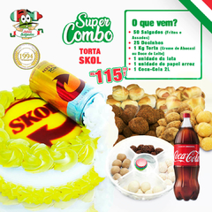 Super Combo C/ Torta Tema Cerveja Skol - comprar online