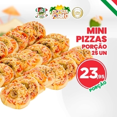 Oferta de Verão - Mini Pizza Presunto e Queijo : Salgados Especiais