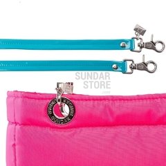 Bolsa Sundar Rosa Neón c/ Aqua Charol