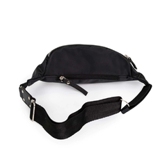 Riñonera Cleo Impermeable Negra + cinta rayada - Satchel