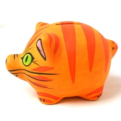 Chanchito Alcancia Gatito (Colores a Eleccion) - tienda online