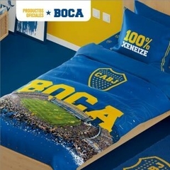 Juegos de Sábanas Fútbol de microfibra BOCA Estadio 1½ plaza en internet