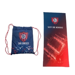 TOALLÓN MICROFIBRA SAN LORENZO C/MOCHILA