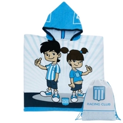 Poncho Fútbol Racing con capucha - Primavera Casa 