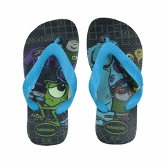 Ojotas Niños Havaianas Monster Inc. Negro (00452)