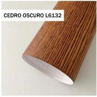 Vinilo adhesivo tipo madera con TEXTURA REAL cedro claro