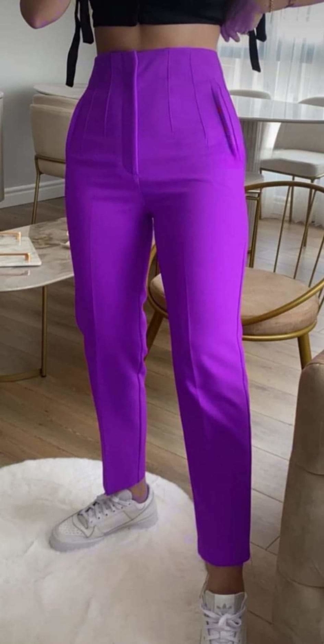 Pantalon De Vestir Pinzado Sastrero Bengalina Mujer Moda