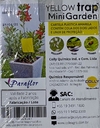 Yellow trap Mini Garden - com 5 armadilhas adesivas para captura insetos pragas voadores