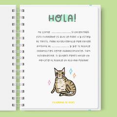 Cuaderno gatitos liso - comprar online
