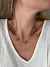 Collar VAN MULTI verde CORTO