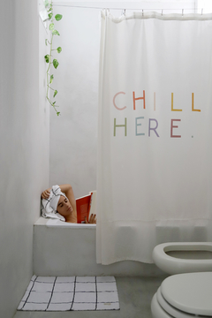 Cortina Baño Chill Here Color - comprar online