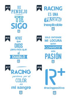 Catálogo de Vinilos de Corte de Racing en internet