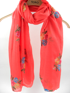 PASHMINA BORDADA ROSES