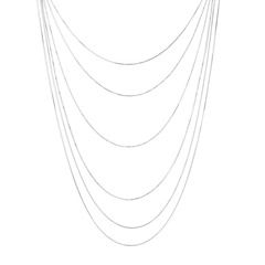 Corrente Veneziana - Diversos Tamanhos* - Prata 925