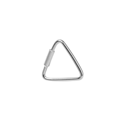 Piercing de Furo Triângulo - Prata 925