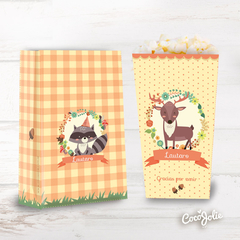 Kit Animalitos del Bosque. Imprimibles personalizables - CocoJolie Kits Imprimibles