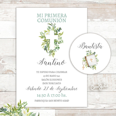 Kit Comunion Boho Botanical