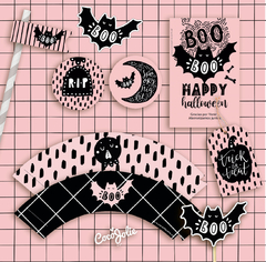 Kit Imprimible Pink Halloween Rosa - tienda online