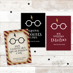 Kit Harry Potter Feliz día Papá - CocoJolie Kits Imprimibles