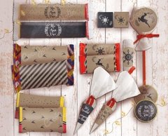 Kit Navidad y Año Nuevo Rústico. Imprimibles personalizables - comprar online