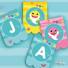 Kit Imprimible Baby Shark. Personalizable - comprar online