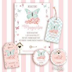 Mariposa; mariposas; flores; primavera; romántico; kit imprimibe. kit imprimible mariposas; cocojolie; hecho con amor; DIY; rosa; rosado; butterfly